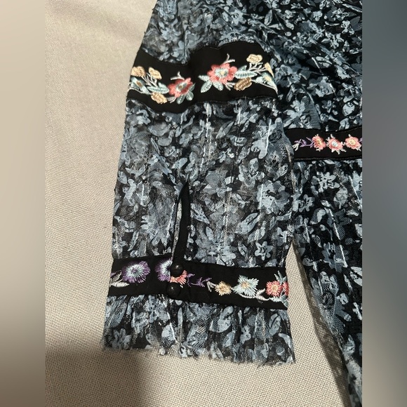 DOR DOR Couture Lace Boho Mini Dress New - Picture 7 of 8